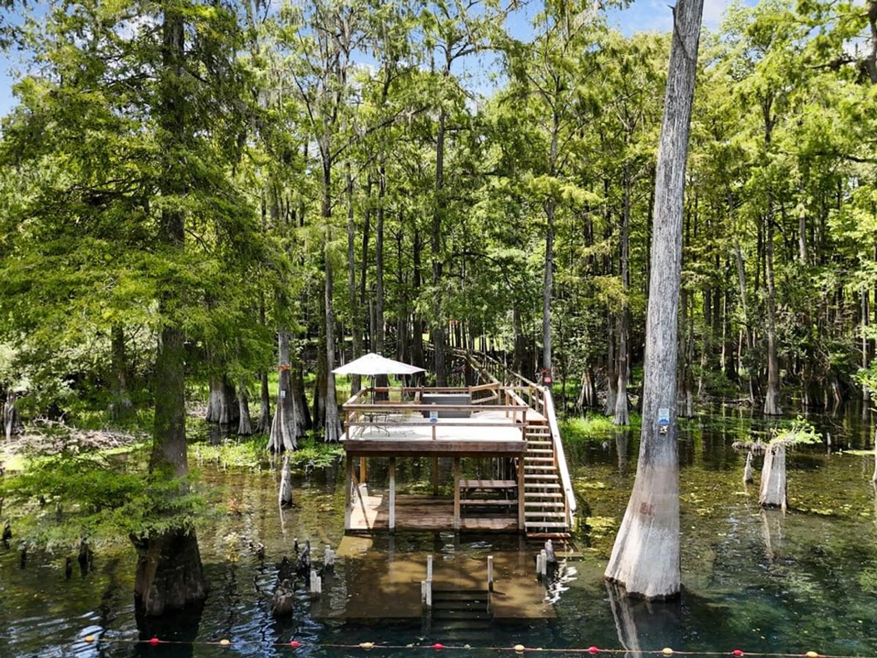 A rare spring cabin along 'Florida's best tubing river' is now on the market