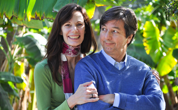 Eugenie Bondurant (L) and Paul Wilborn, c. 2014.